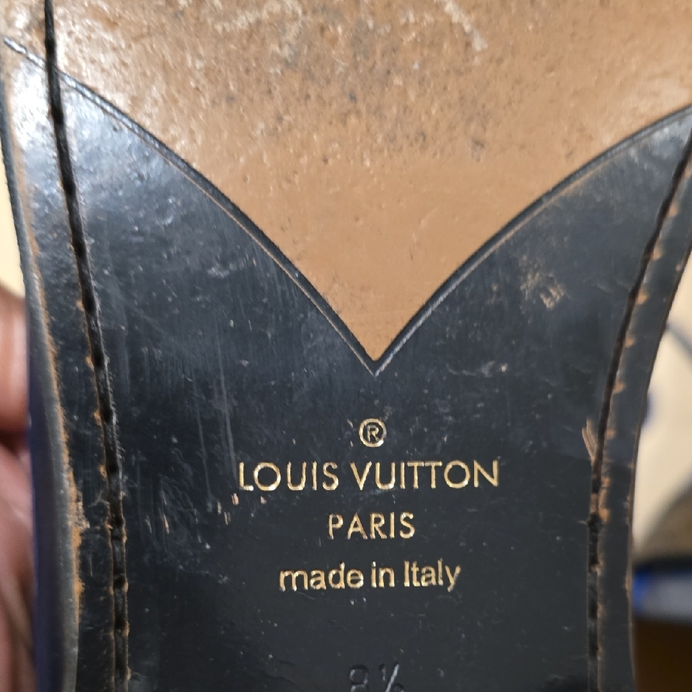 Louis Vuitton Men's Blue Loafers - Picture 4 of 4